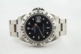Rolex Explorer II 2 Black Dial Automatic Stainless Steel 16570  