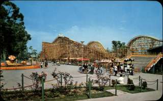 CHAPULTEPEC PARK MEXICO Roller Coaster Old Postcard  