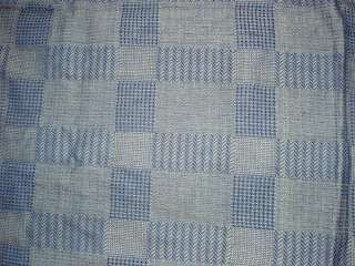   Cotton Variegated Pattern Blue and Taupe Tablecloth   70 Round  