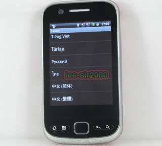 Unlocked Dual sim touch screen WIFI TV GPS Android 2.3 Mobile Cell 