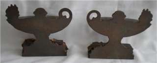 Vintage Dodge Genie Oil Lamp Bookends Pair  