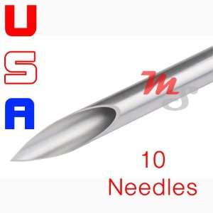  10 Sterile Body Piercing Needles 18g 18 GAUGE LOT NR 