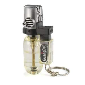   Lighter With Nozzle Cover Child Resistance Safety Open Button And