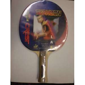  New Crest Typhoon Ping Pong Paddle Table Tennis Racket 