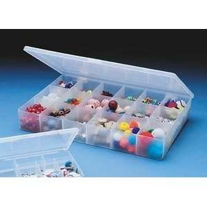  S&S Worldwide Plastic Storage Box   18 Sections Toys 
