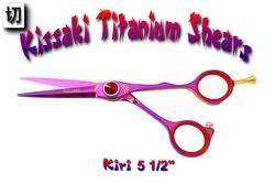 Kissaki Pro Hair Cut 5.5 Purple Shears Salon Scissors  