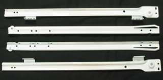 Rollout shelf, pullout shelf drawer slides, 950SSL, white, Made in USA 