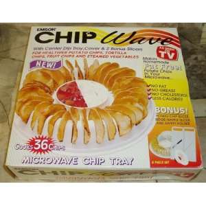  Chip Wave   Microwave Potato Chip Maker with Center Dip 
