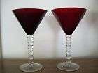 Outstandin​g SET 8 Tall Spiral Wine Martini Cosmo Glass