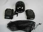 Lazer Knee Pads Black Bicycle Skate Helmet Set Small Medium