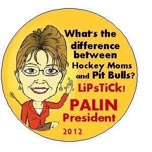   LIPSTICK * Pinback Button 1.25 Pin / Badge ~ Election President 2012