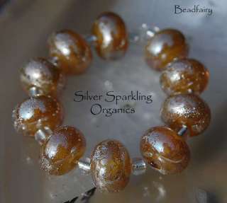 silver sparkling organics made with a special german glass and fine 
