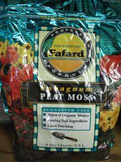 Fafard Professional Formula Sphagnum Peat Moss, 8 quart  