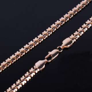 Heavy 18k solid gold filled men bling chain necklace 29.3g 18  