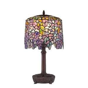  TF1139T Purple Wisteria Tiffany 1 Light Table lamp