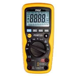 Pyle PDMT25 Digital Multimeter with Voltage, Current, Resistance, Duty 