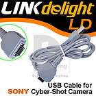 USB Date Cable Cord for Sony Cyber Shot W150 DSC W70 W5