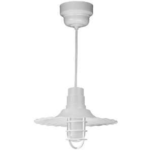  ANP Lighting RLM Aluminum Radial Shade Pendant   Frosted 
