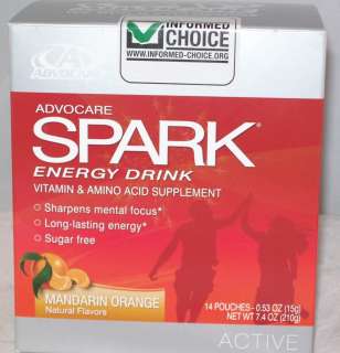 Advocare spark 14 pouches per box NEW STOCK All 7 flavors avalible 