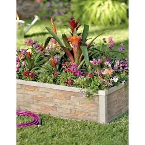  Fieldstone Raised Bed, 3 x 3 Patio, Lawn & Garden