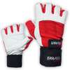 weight lifting gloves double velcro elasticated strap  