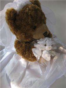 Adorable Build a Bear super Plush BRIDE Certificate MIB  