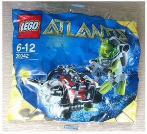 Lego Atlantis 30042 Mini Submarine & Diver Limited RARE NEW Free 