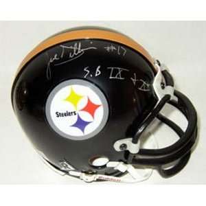   Memorabilia Signed Pittsburgh Steelers Riddell Replica Mini Helmet