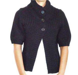 EXPRESS black WOOL ANGORA sweater   S  