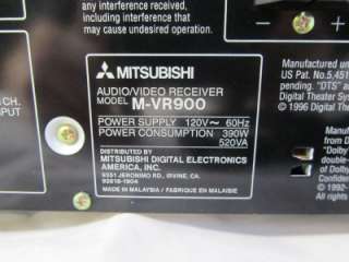   MVR900 Surround Sound Processor Amp Receiver Excellent  