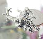 sterling silver military apache helicopter charm 343 one day shipping