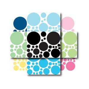  225 Multi Colored Dots Dry Rub Transfers 