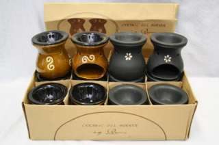 24 x Polished Ceramic Aromatherapy Oil Burner (8x11cm)   NEW Wholesale 