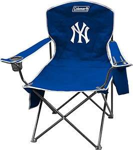   York Yankees XL Big Boy Folding Cooler Chair Coleman Tailgate Seat NEW