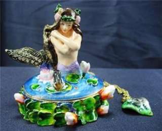 Sheila Wolk 100 Tears Jeweled Mermaid Trinket Box  