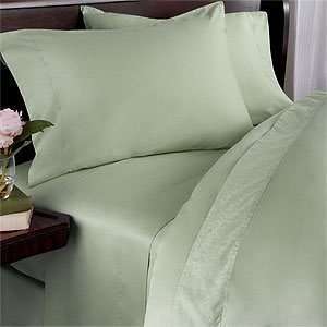   4pc BED SHEET SET / Fleece Blanket, Twin Size   SAGE.