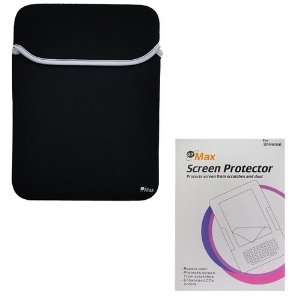 Case + Universal LCD Screen Protector for HP TouchPad Tablet ; Samsung 