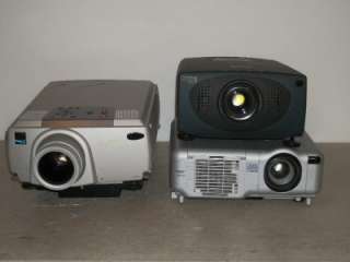 Lot Of 3 Home Theater Projectors Epson PowerLite 8200i NEC MT860 