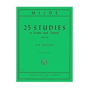  25 Studies in Scales and Chords, Op. 24 Musical 