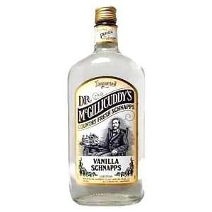  Dr. McGillicuddys Vanilla Schnapps 750ml Grocery & Gourmet Food