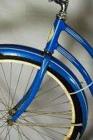 Vintage Schwinn Tornado middleweight bicycle 18 bike blue Ladies USA 