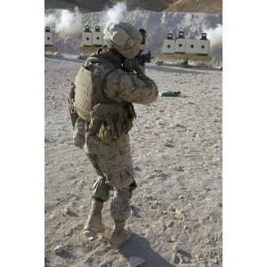 Soldier Engages His Target on a Shooting Range at Al Asad, Iraq by 