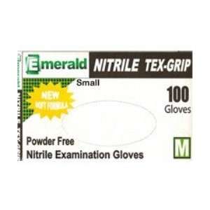  Emerald Nitrile P/F Tex Grip Virtual Skin Exam Gloves   Sm 