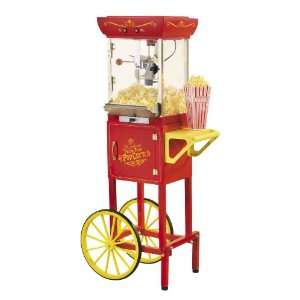   Collection 48 Inch Popcorn Cart, Red 