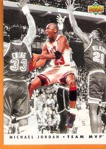 Michael Jordan 1992 93 Upper Deck Team MVP TM 5  