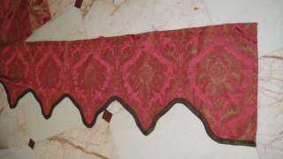 Valance Measures 12 ft 6 in wide by 17.5 in tall (the valance is 