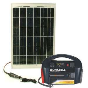  20 Watt Solar Laptop Charging Kit with Duracell 300 