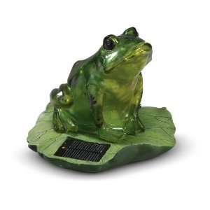    2   Pk. Solar   powered Outdoor Frog Lights