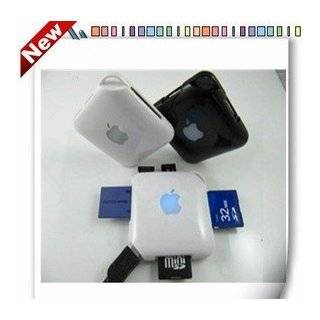All in 1 Card Reader with glowing Apple logo for MacBook iMac or PC 