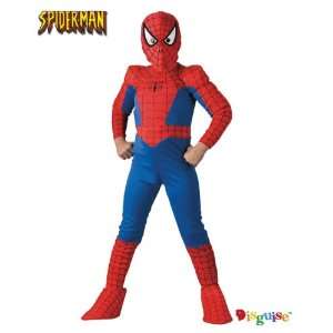  Spiderman Small Deluxe w/Muscle Chest Child Clothes Size 4 